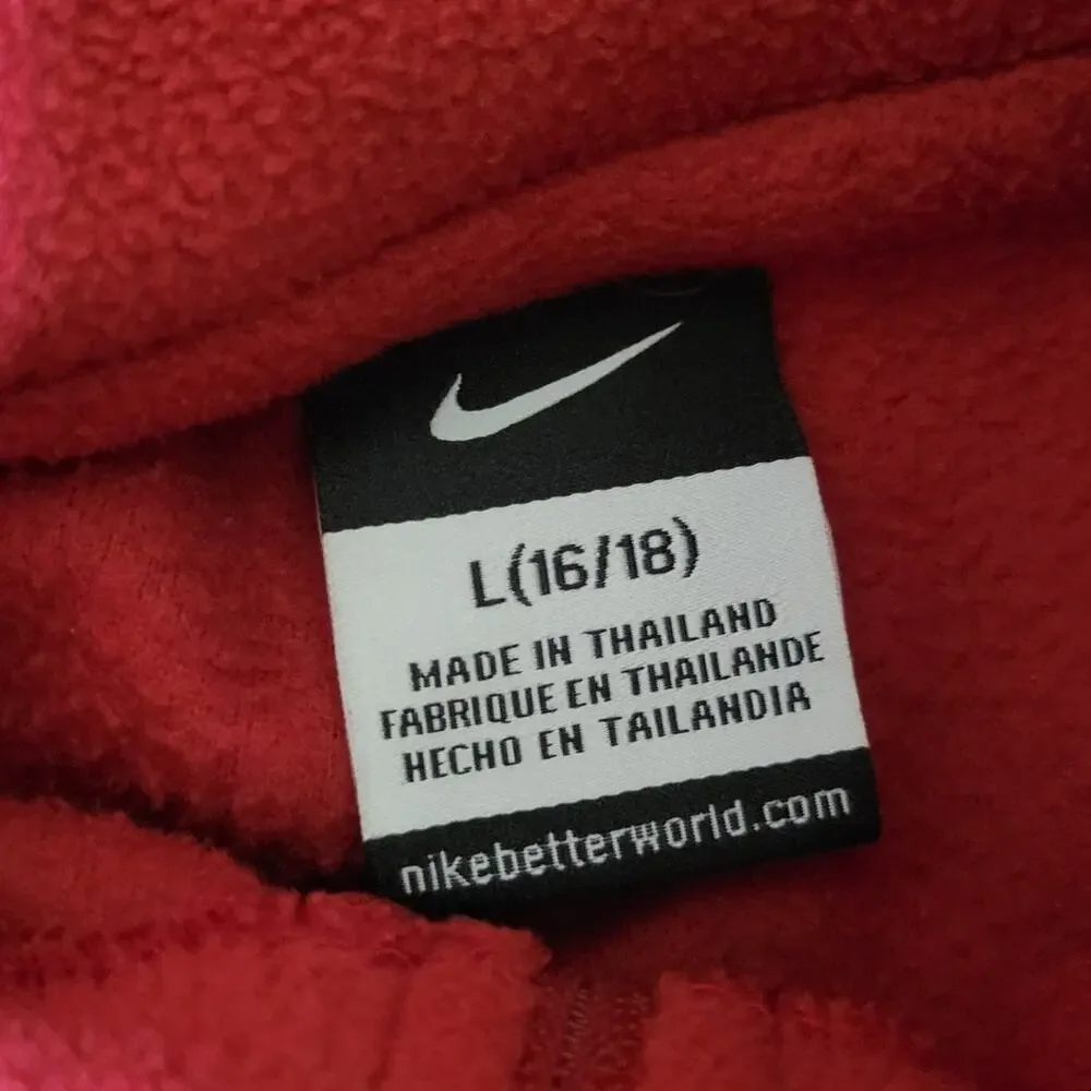 Nike Iowa State Quarter Zip Fleece Size 16-18 Red Gold Cyclones
